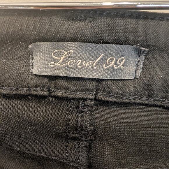 Level99 Liza Coated Skinny Jeans Black Pants - Size 29 - Picture 5 of 8